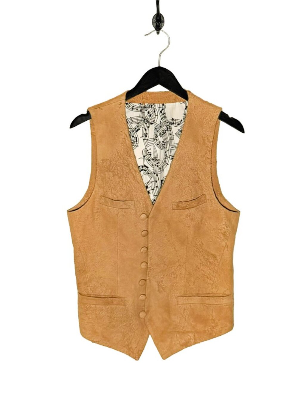Number (n)ine SS07 Beige Distressed Lamb Suede Vest